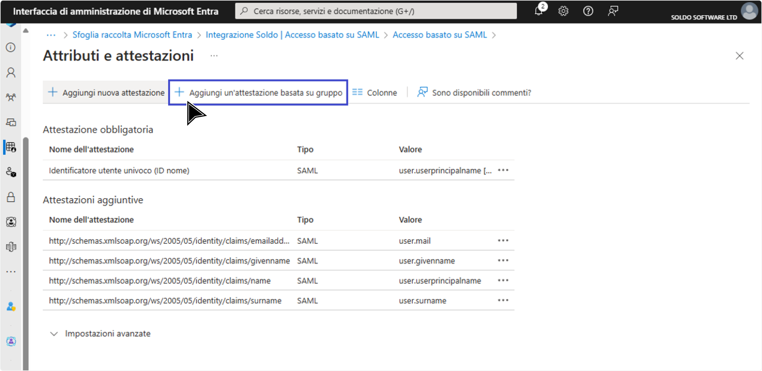 MicrosoftEntraAddAppEntraApplicationMenuSAMLAttributesAndClaimsAddGroupClaim_202408_IT.png