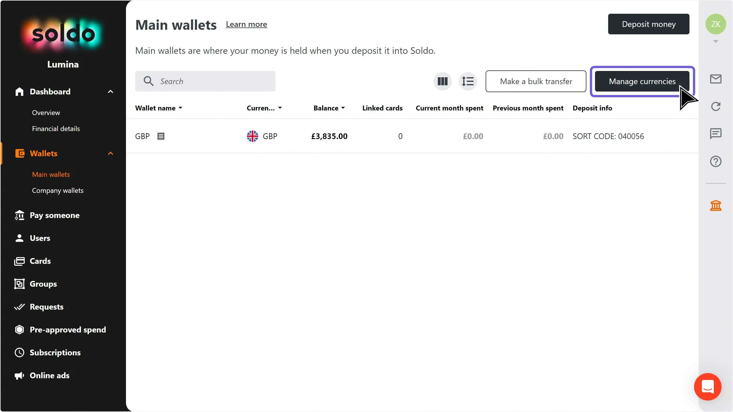 WC_Wallets_Dashboard_MainWalletsManageCurrenciesAnnotated_202409_EN.png