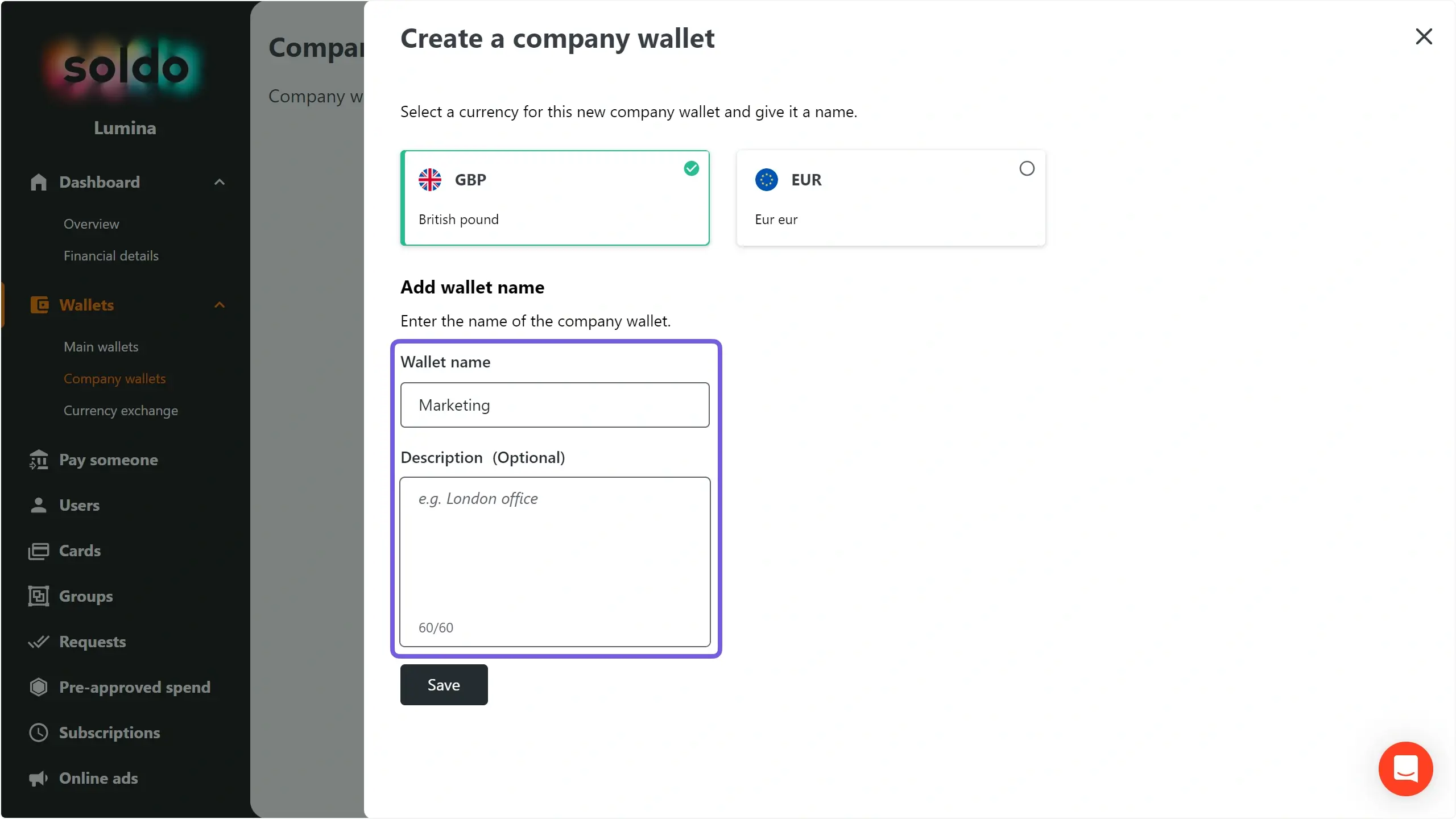 WC_Wallets_CreateNewWallet_MultipleCurrenciesNameFilled_Annotated_202409_EN.png