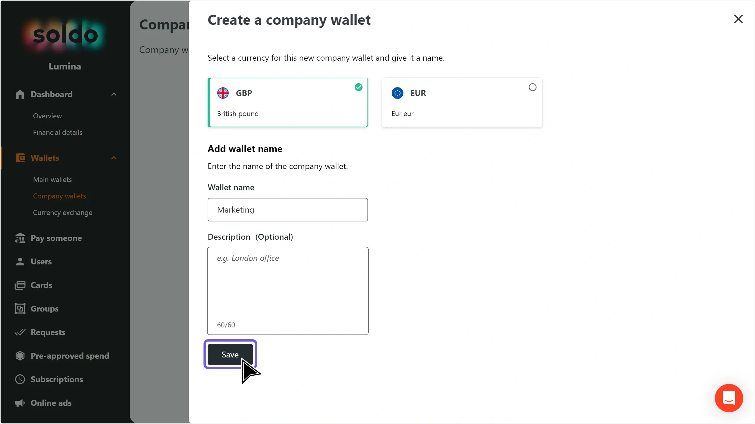 WC_Wallets_CreateNewWallet_MultipleCurrenciesSave_Annotated_202409_EN.png