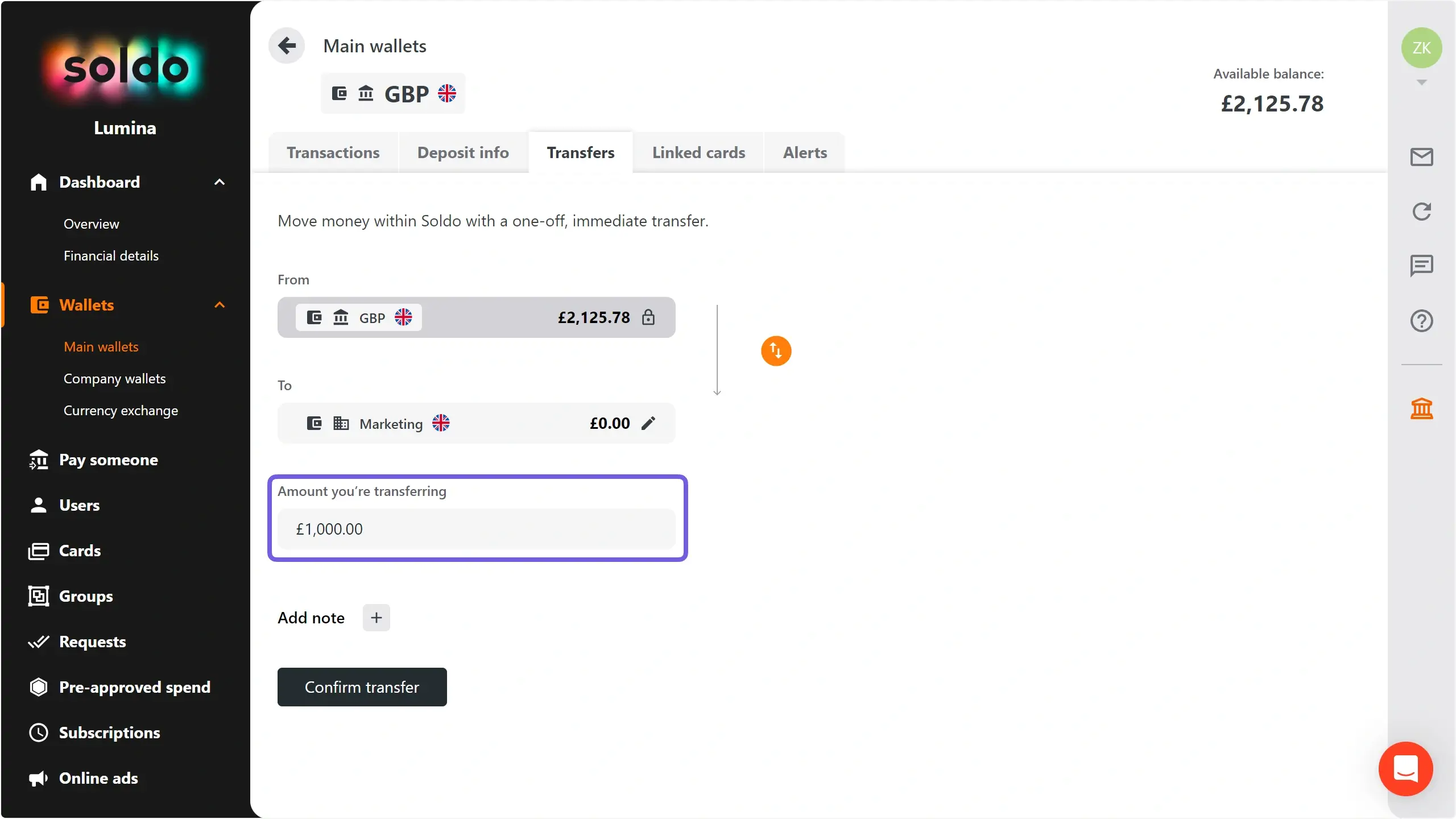 WC_Wallets_TransferFundsMaintoCompany_CompanyWalletAmountFilled_202409_EN.png