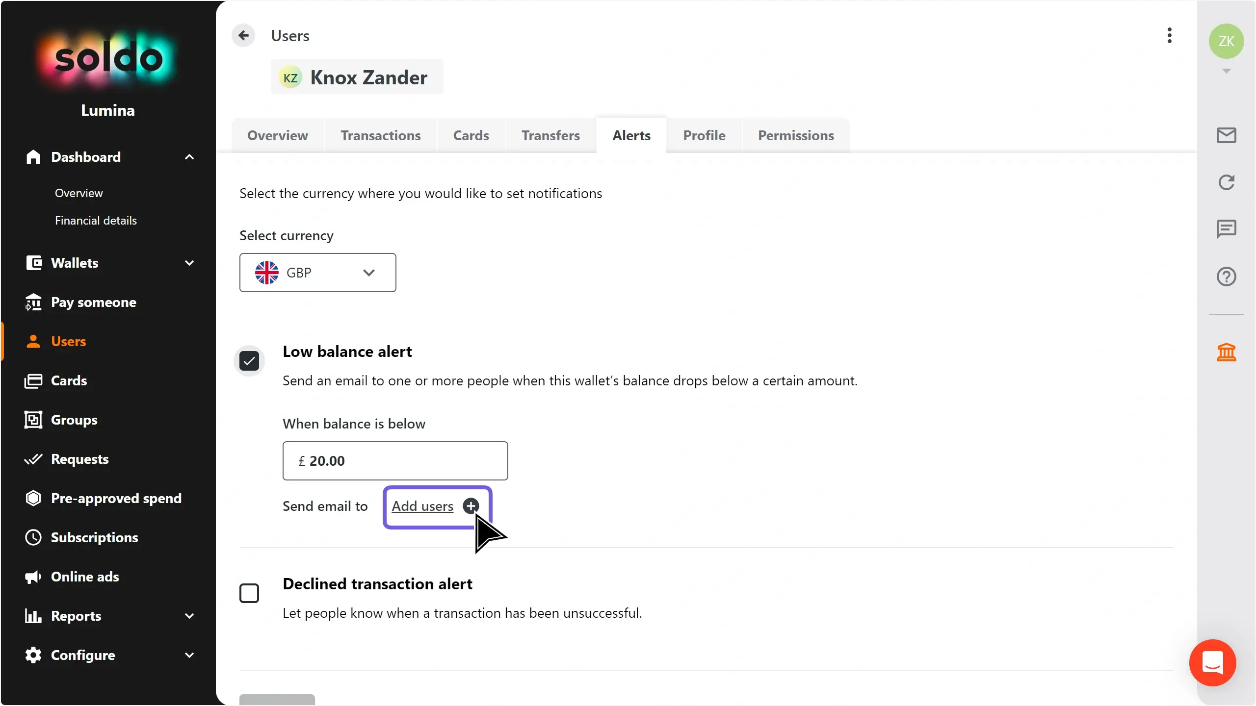 WC_Cards_UserAlertsScreen_LowBalanceAmountEntered_AddUsers_202409_EN.png