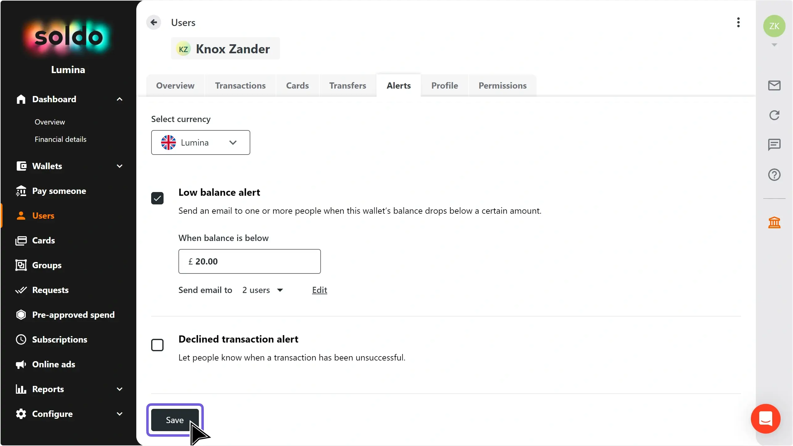 WC_Cards_UserAlertsScreen_LowBalanceSet_Save_202409_EN.png