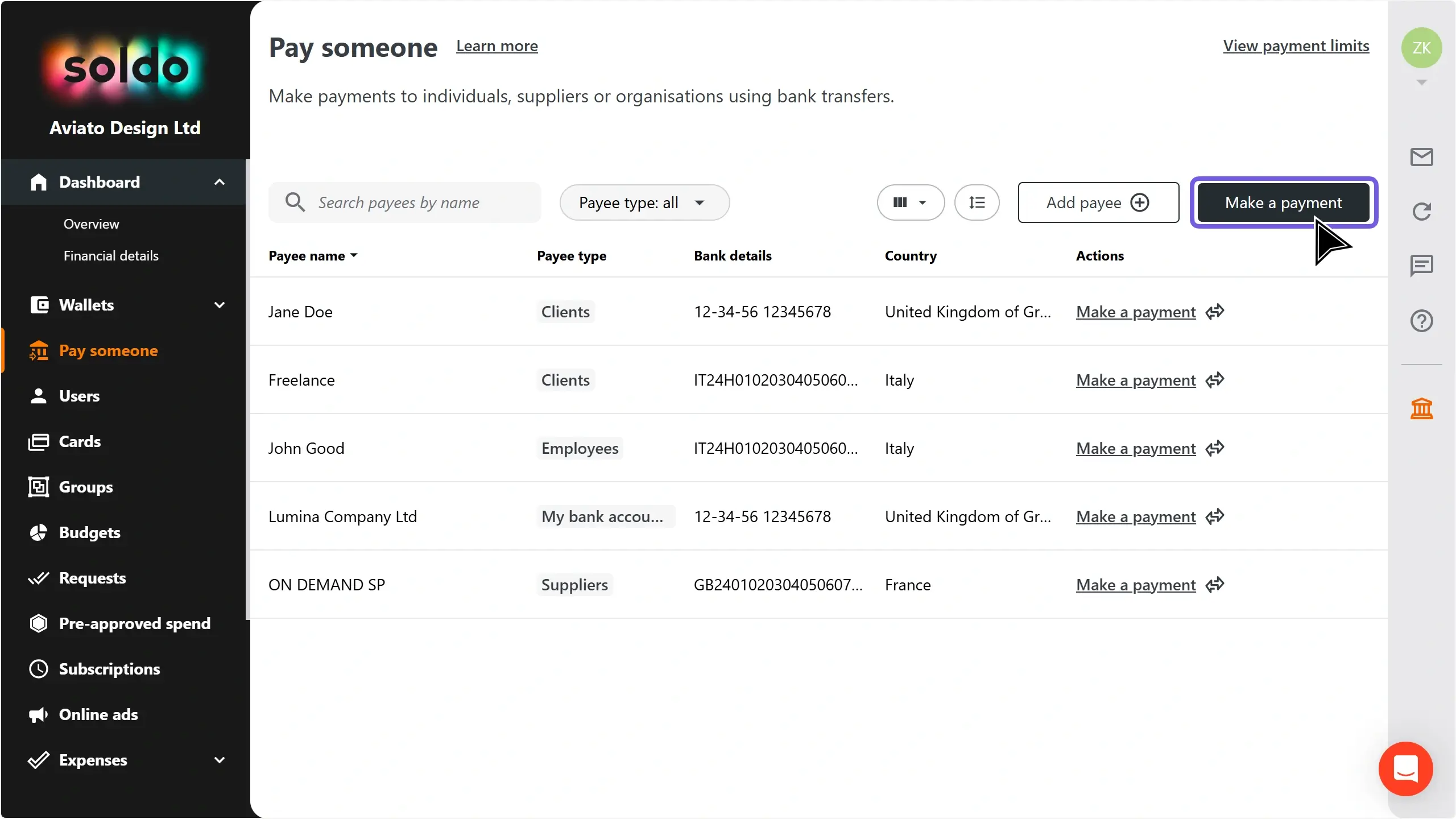 WC_PaySomeone_PayeeList_MakePaymentAnnotated_202411_EN.webp