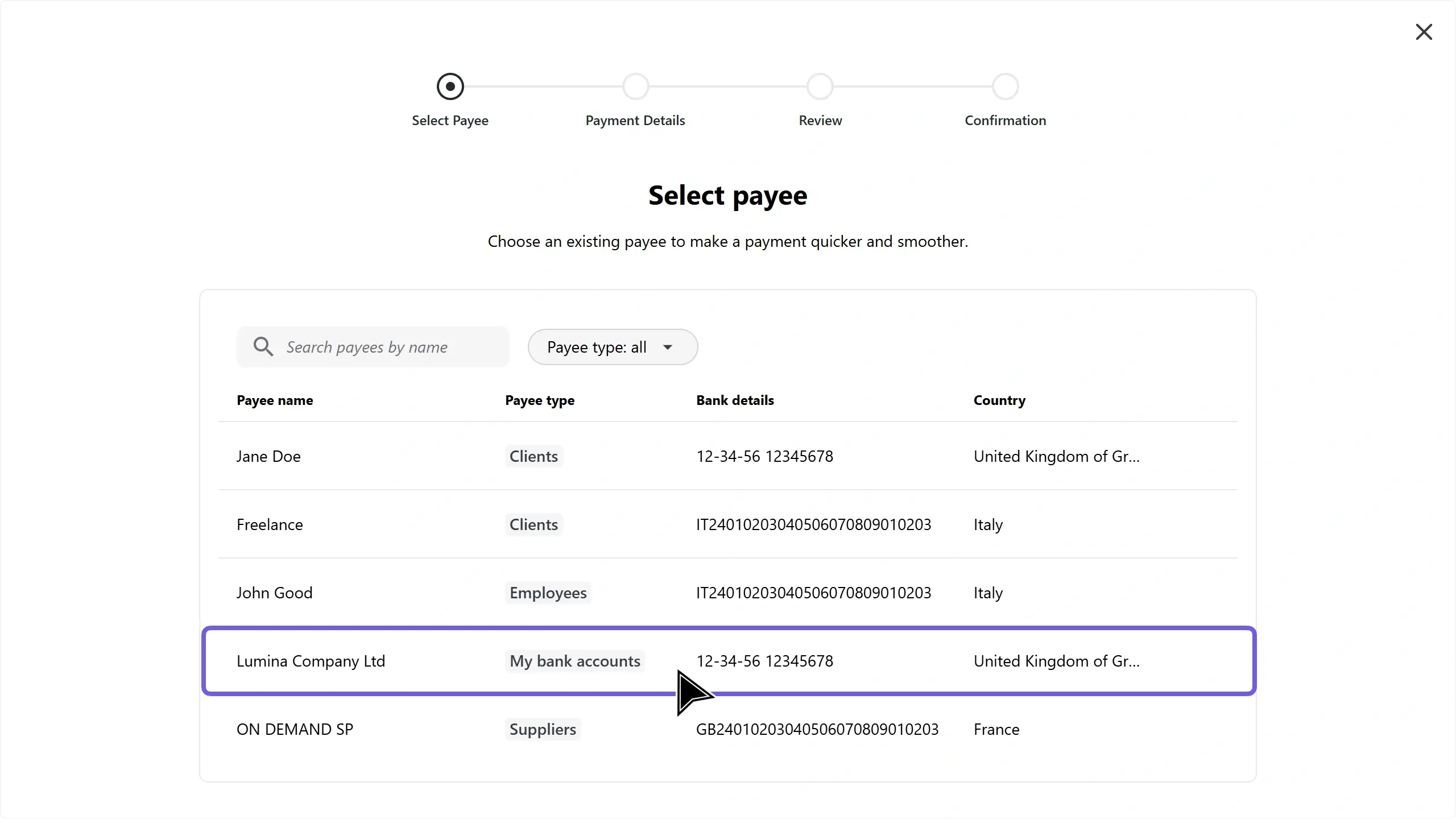 WC_PaySomeone_MakePayment_SelectCompanyAccountFromList_202411_EN.webp
