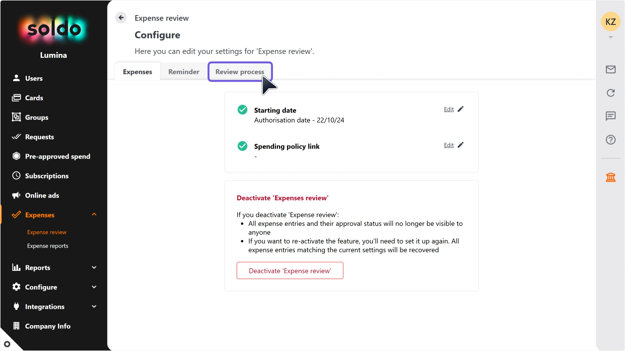 WC_ExpenseReview_ReviewProcessTabAnnotated_202501_DE.webp