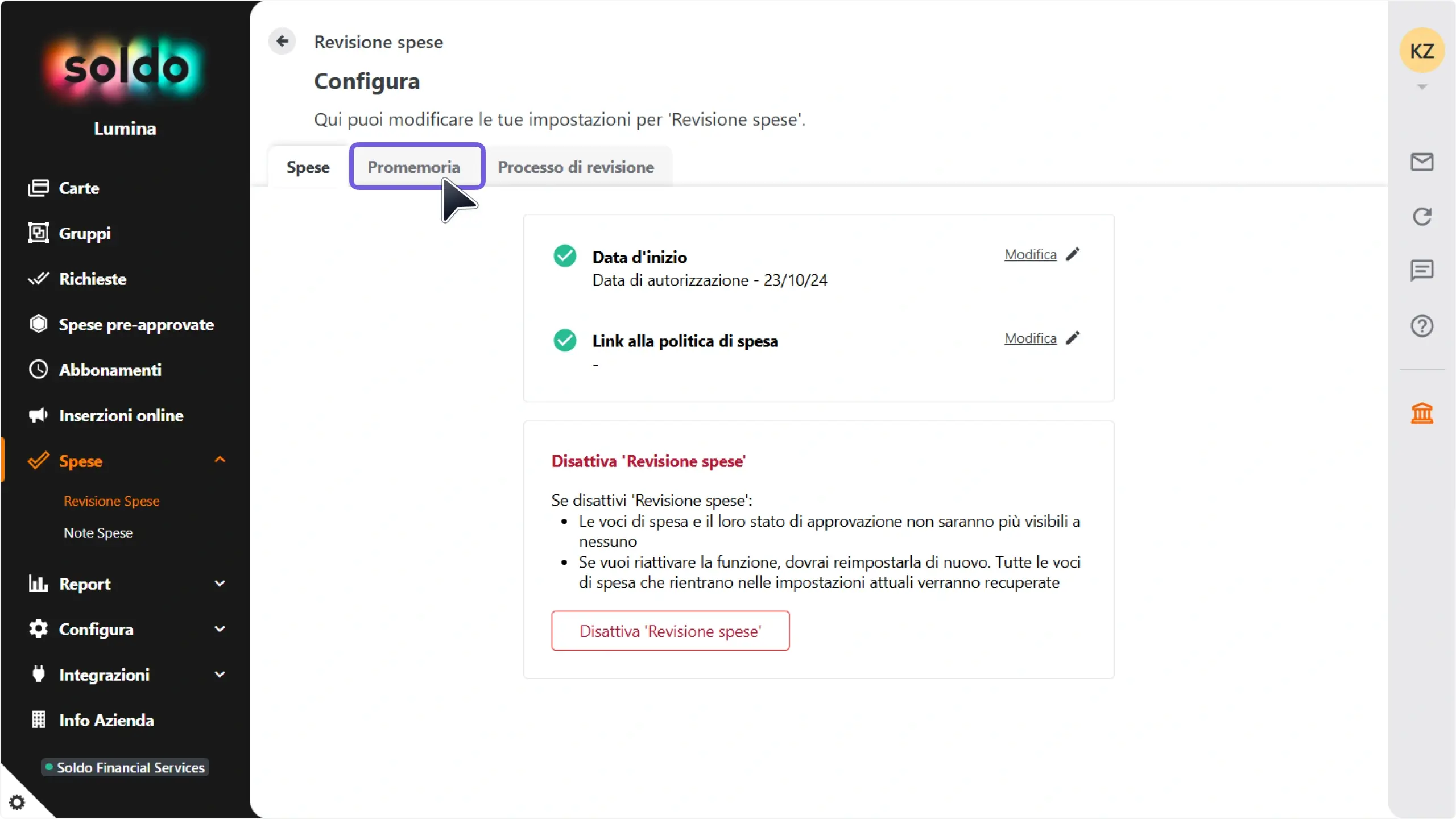 WC_ExpenseReview_ReminderTabAnnotated_202501_ITA.webp