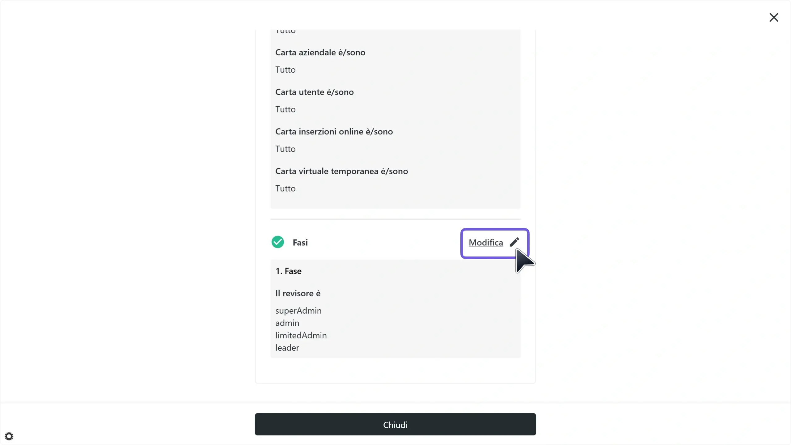 WC_ExpenseReview_ReviewProcessEditSectionsSteps_202501_ITA.webp