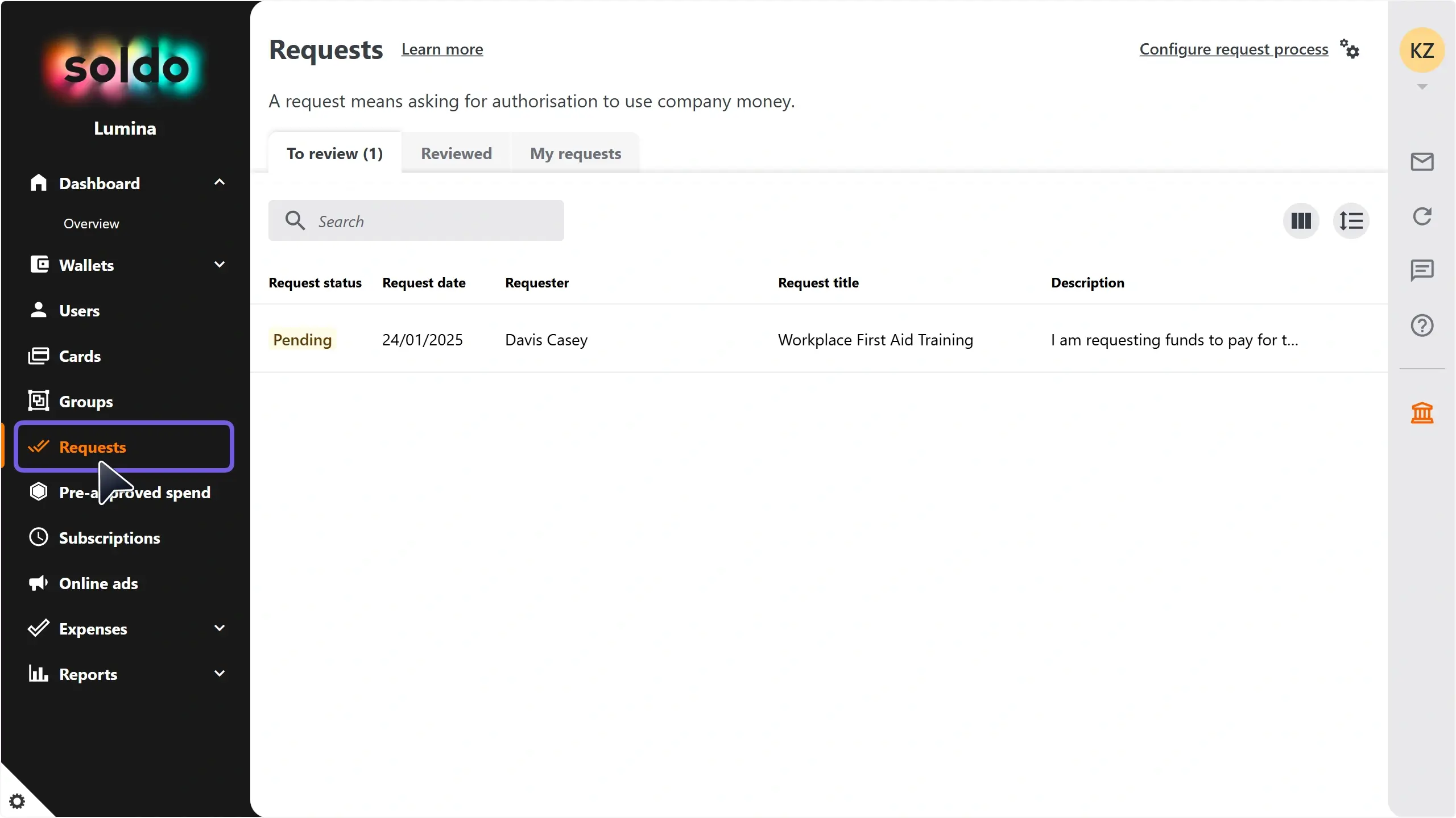 WC_PreApproved_Approve_RequestsMenuItemAnnotated_202501_NL.webp