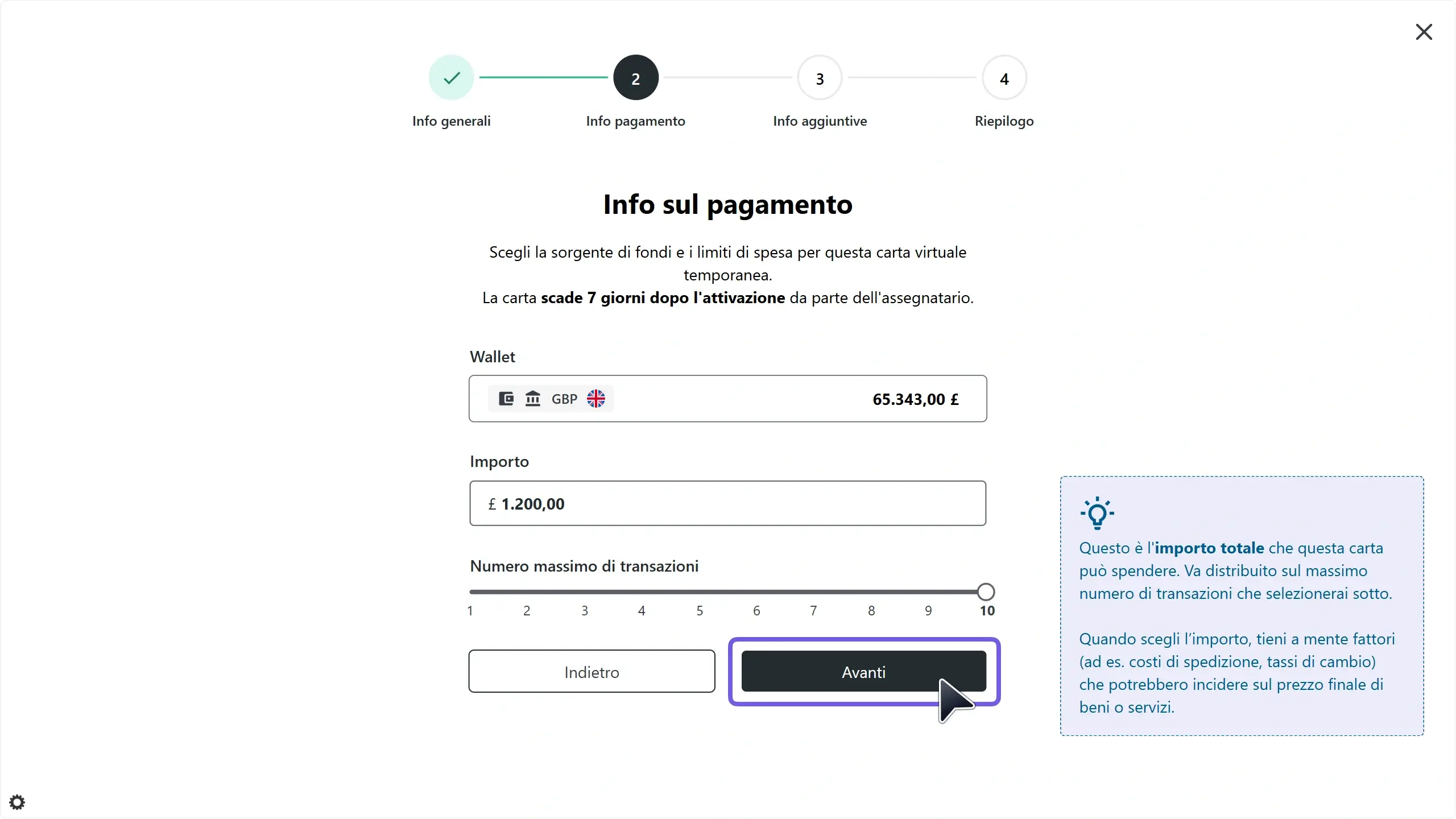 WC_PreApproved_Create_TransactionsNextAnnotated_202501_ITA.webp