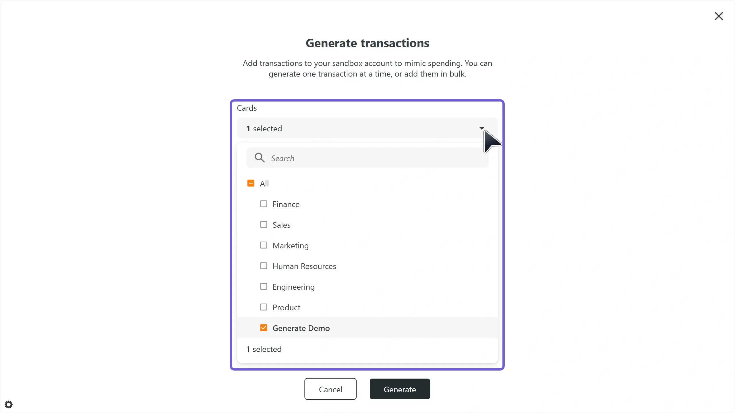 WC_Sandbox_GenerateTransactions_CardSelectedAnnotated_202501_EN.webp