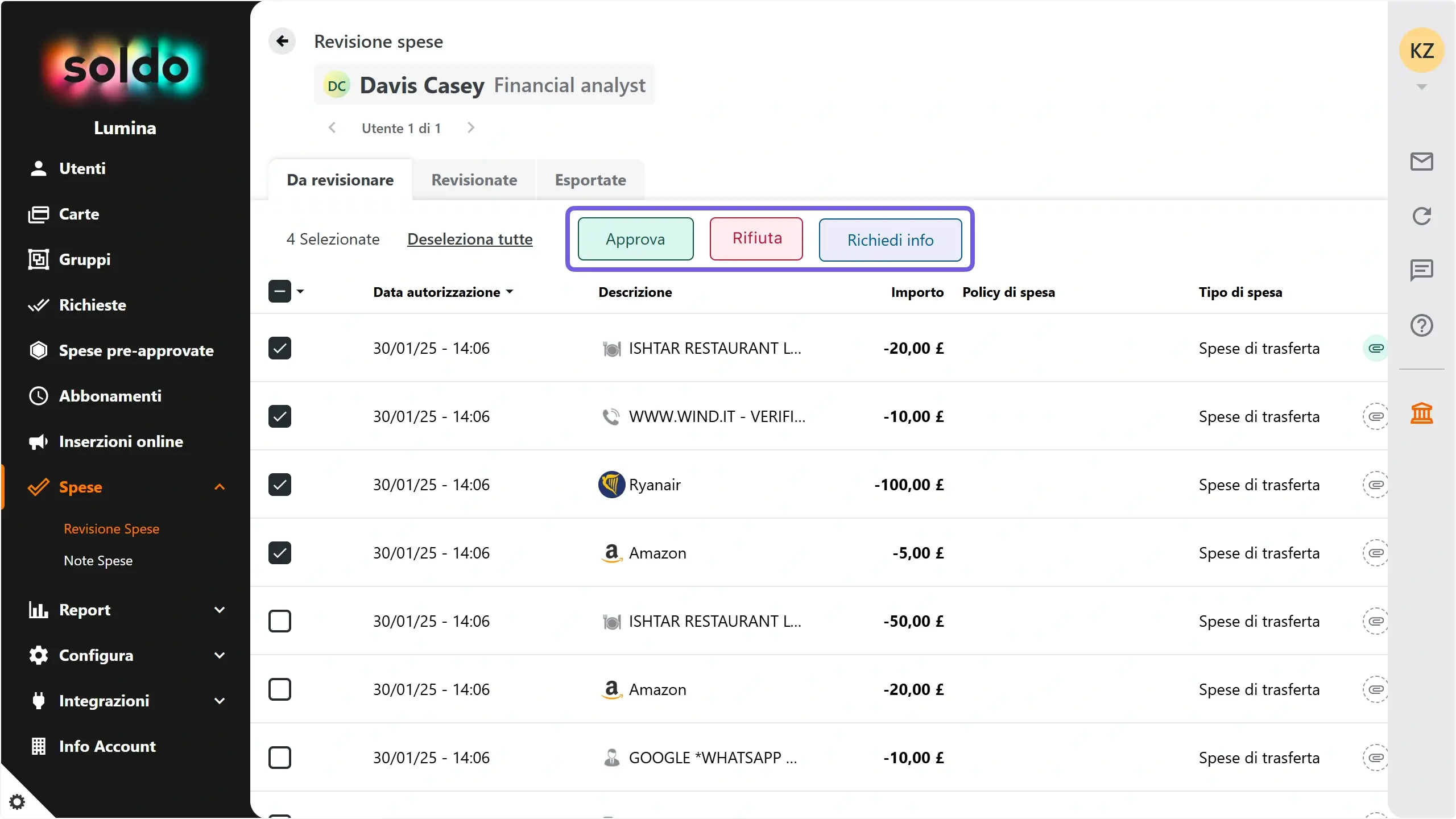 WC_ExpenseReview_SuperAdmin_ManagerBulkReviewAnnotated_202501_IT.webp
