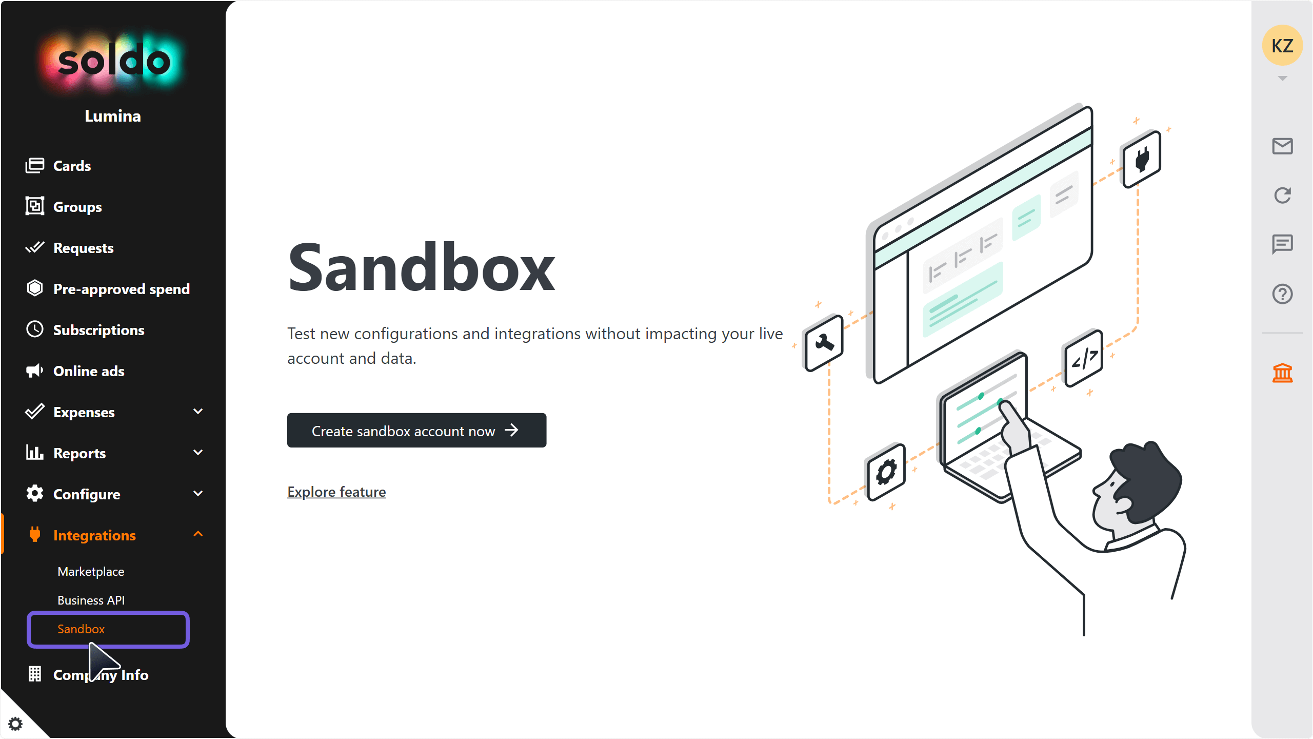 WC_Sandbox_ConfigIntegrationsMenuItemAnnotated_202501_EN.png
