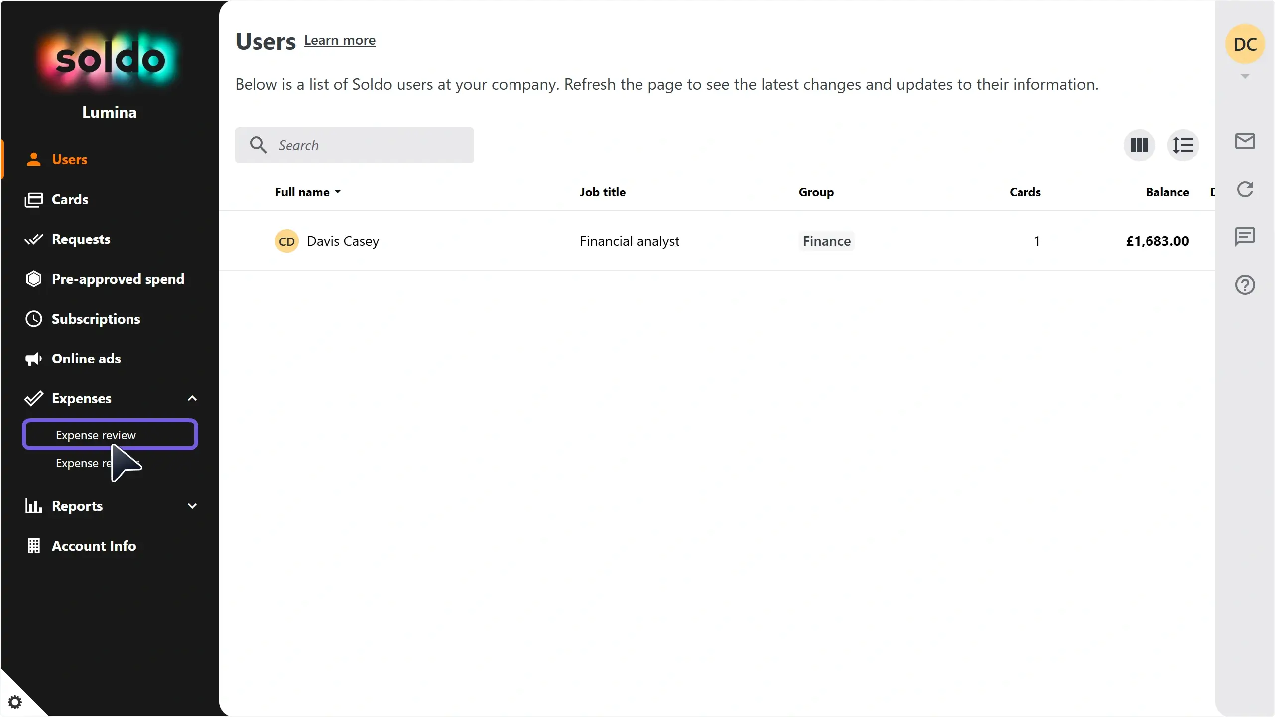 WC_ExpenseReview_EmployeeMyExpensesMenuItemAnnotated_202501_ES.webp