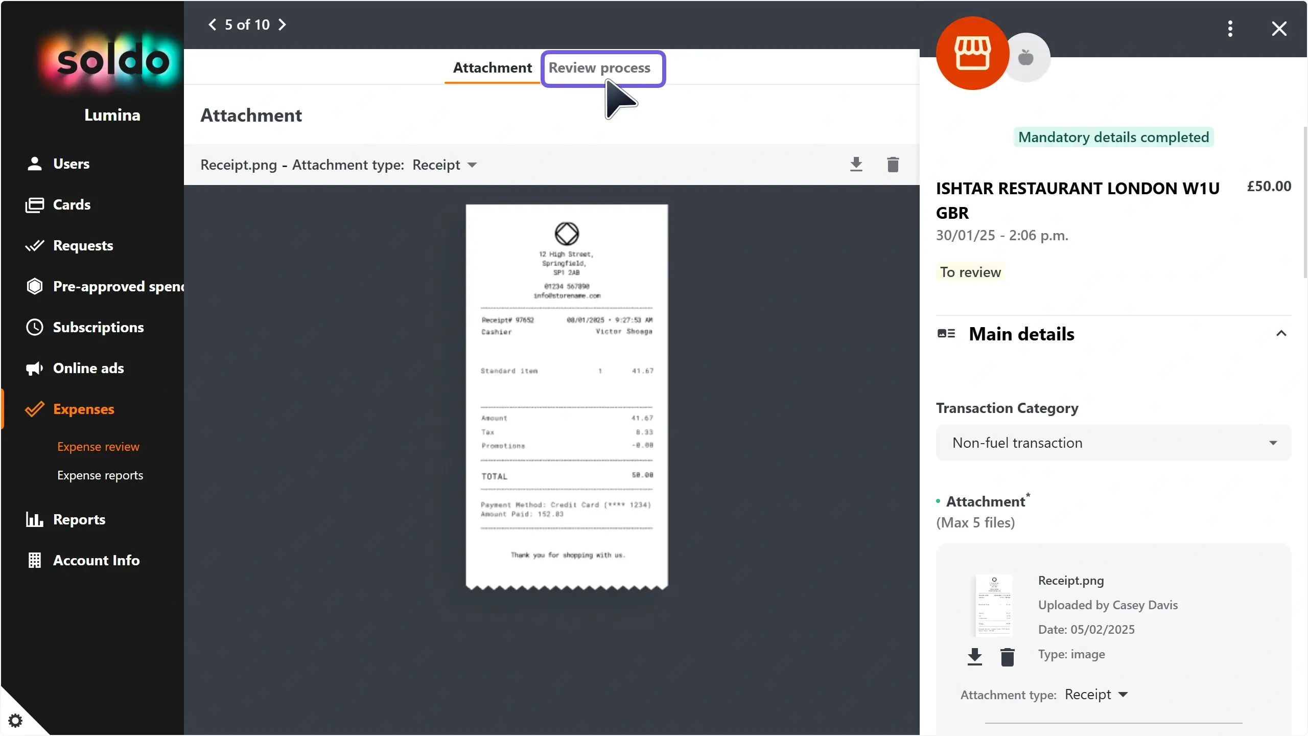 WC_ExpenseReview_EmployeeMyExpensesReviewProcessTrack_202501_ES.webp
