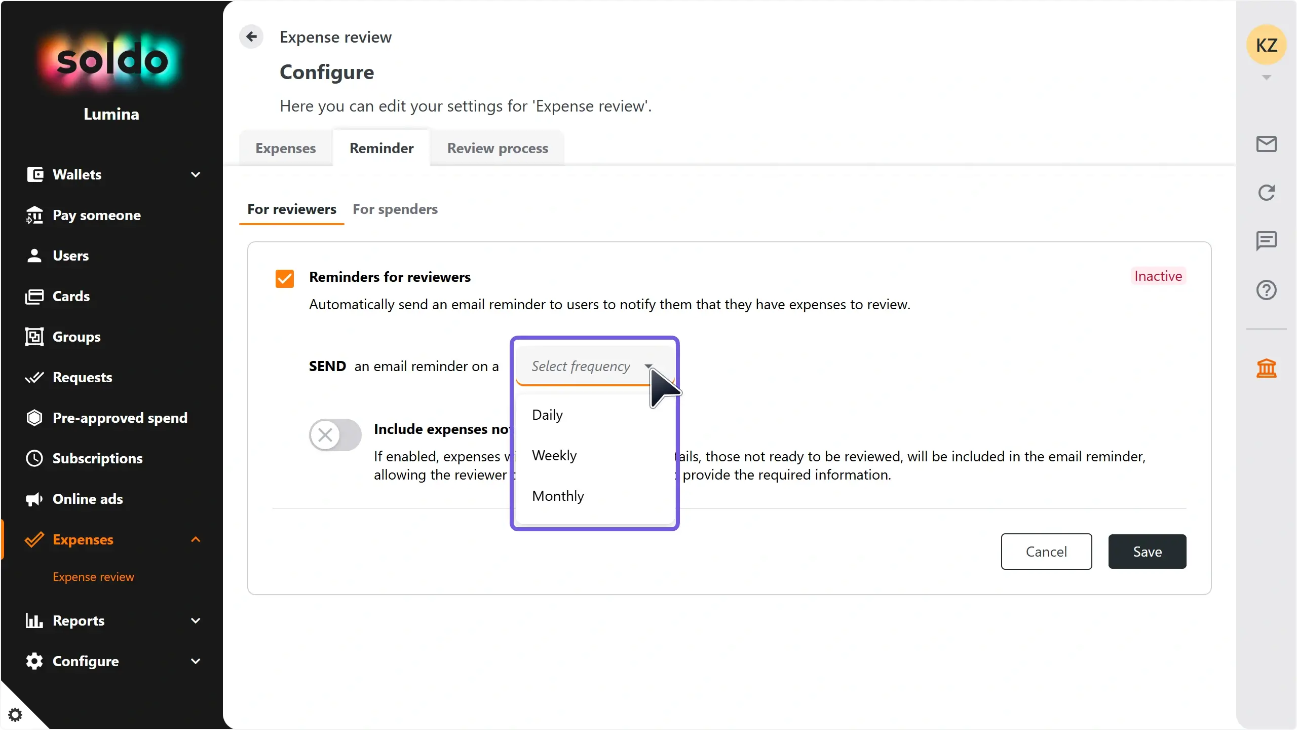 WC_Expense_AdvancedReminders_FrequencyDropdown_202501_EN.webp