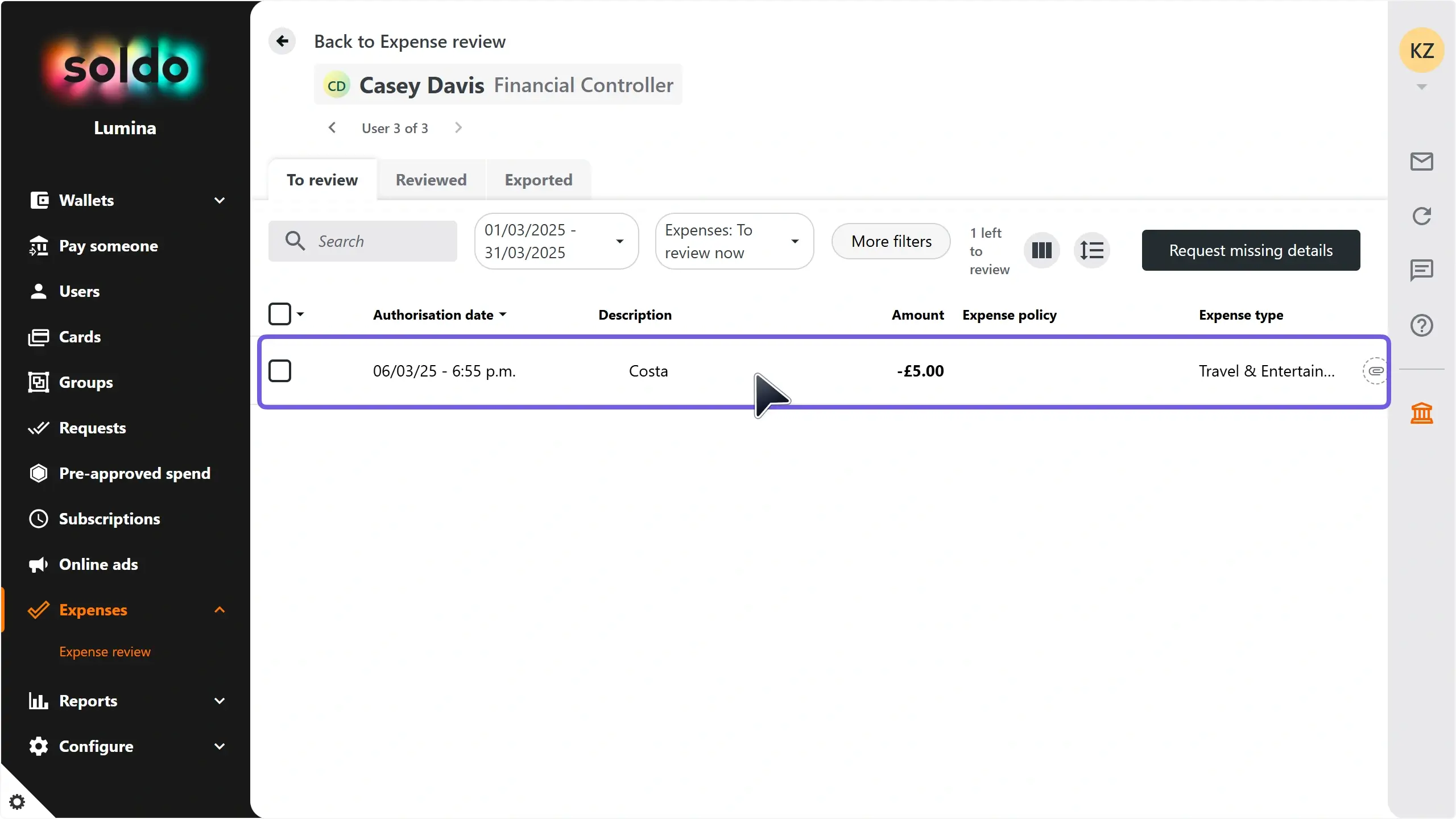 WC_Expense_RequestInfo_TransactionSelectAnnotated_202503_ES.webp