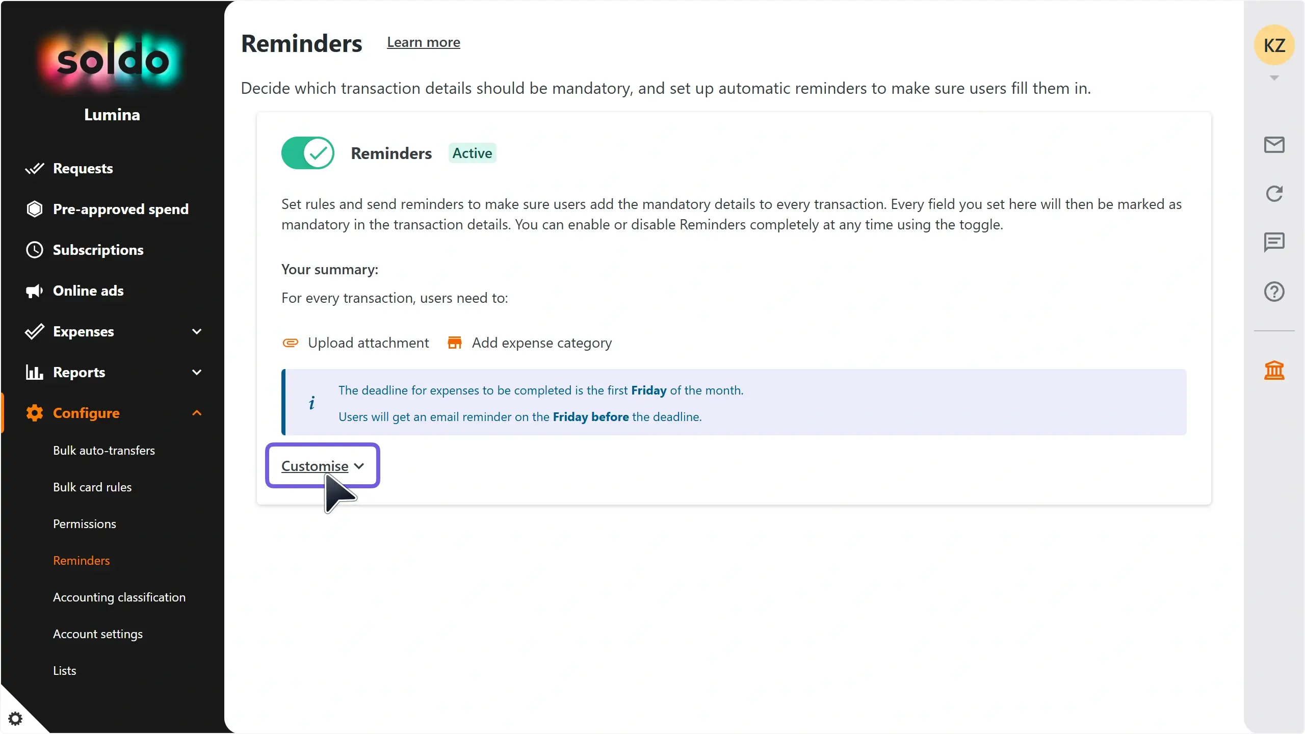 WC_Expense_Reminders_CustomiseAnnotated_202503_DE.webp