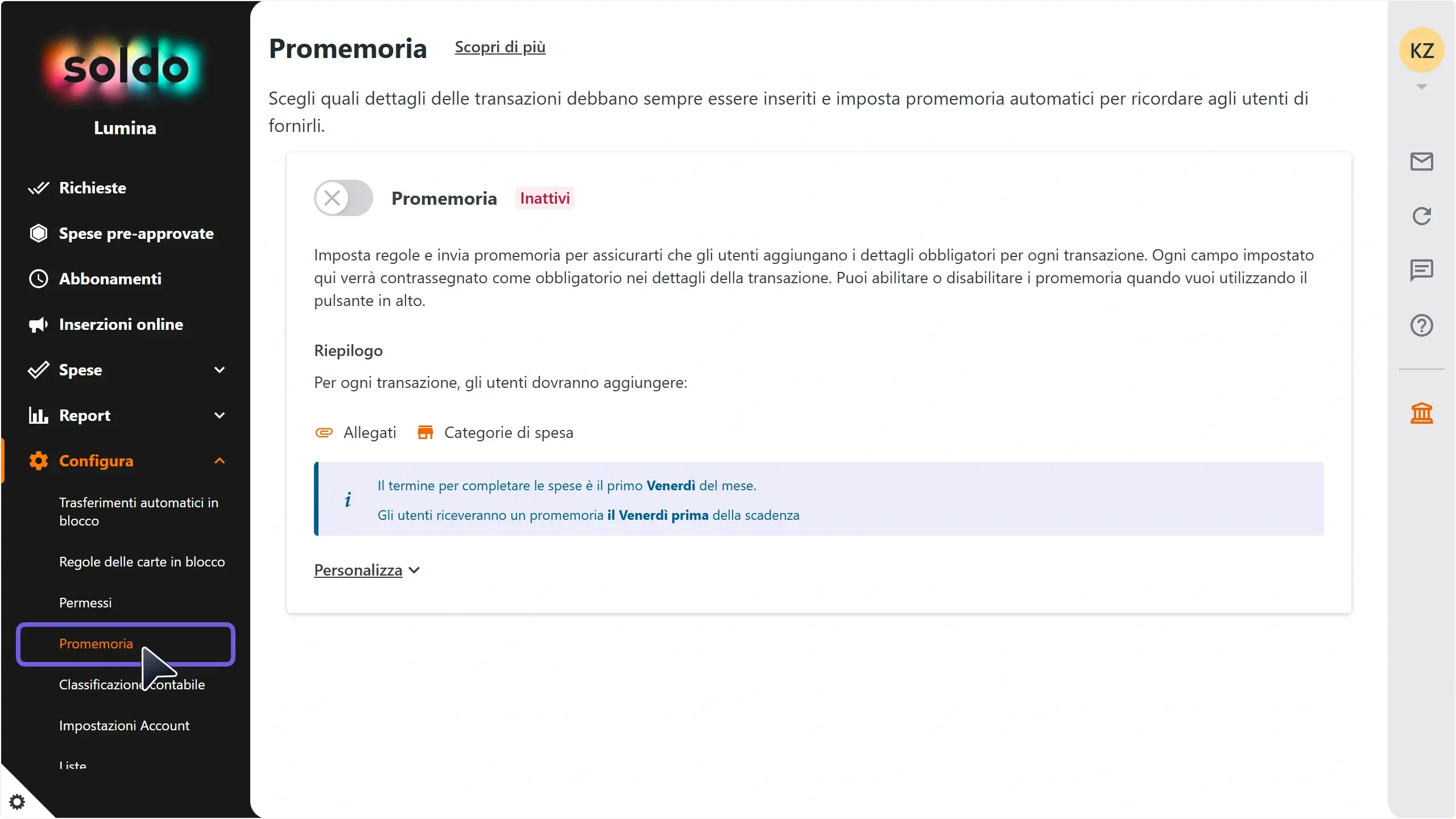 WC_Expense_Reminders_MenuItemAnnotated_202503_ITA.webp