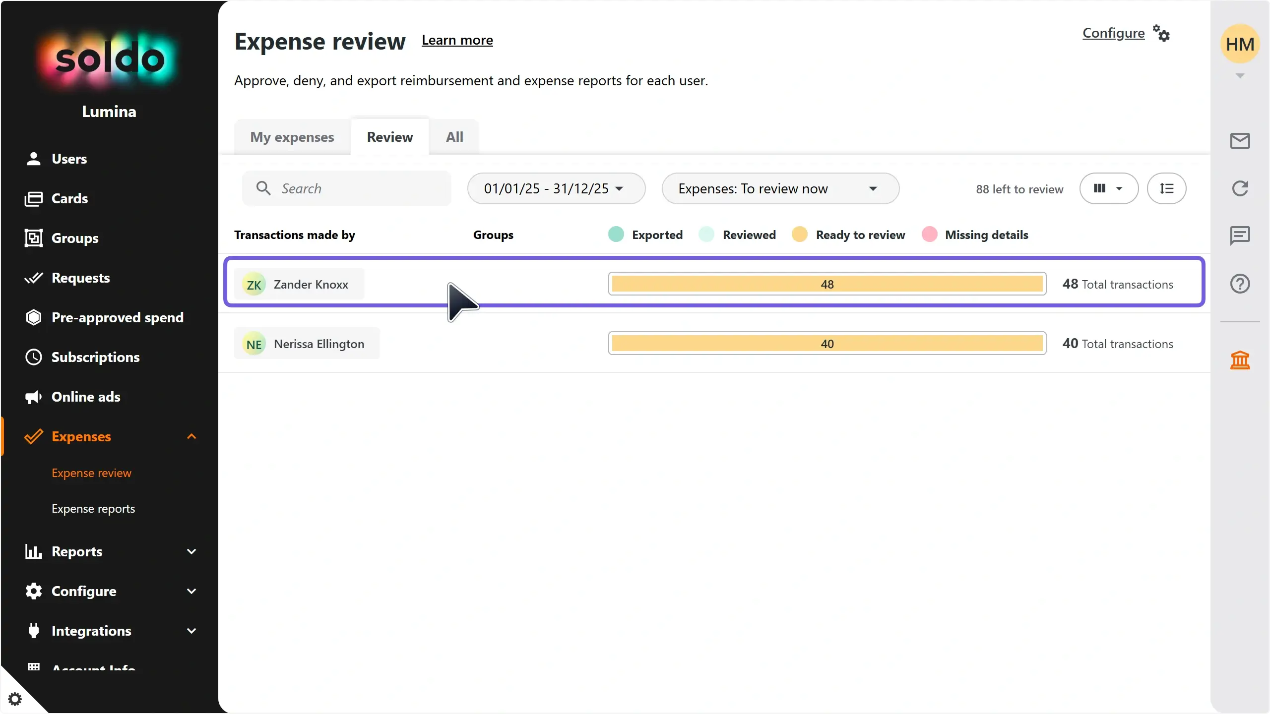 WC_Expense_ExpenseReport_UserSelectAnnotated_202503_EN.webp