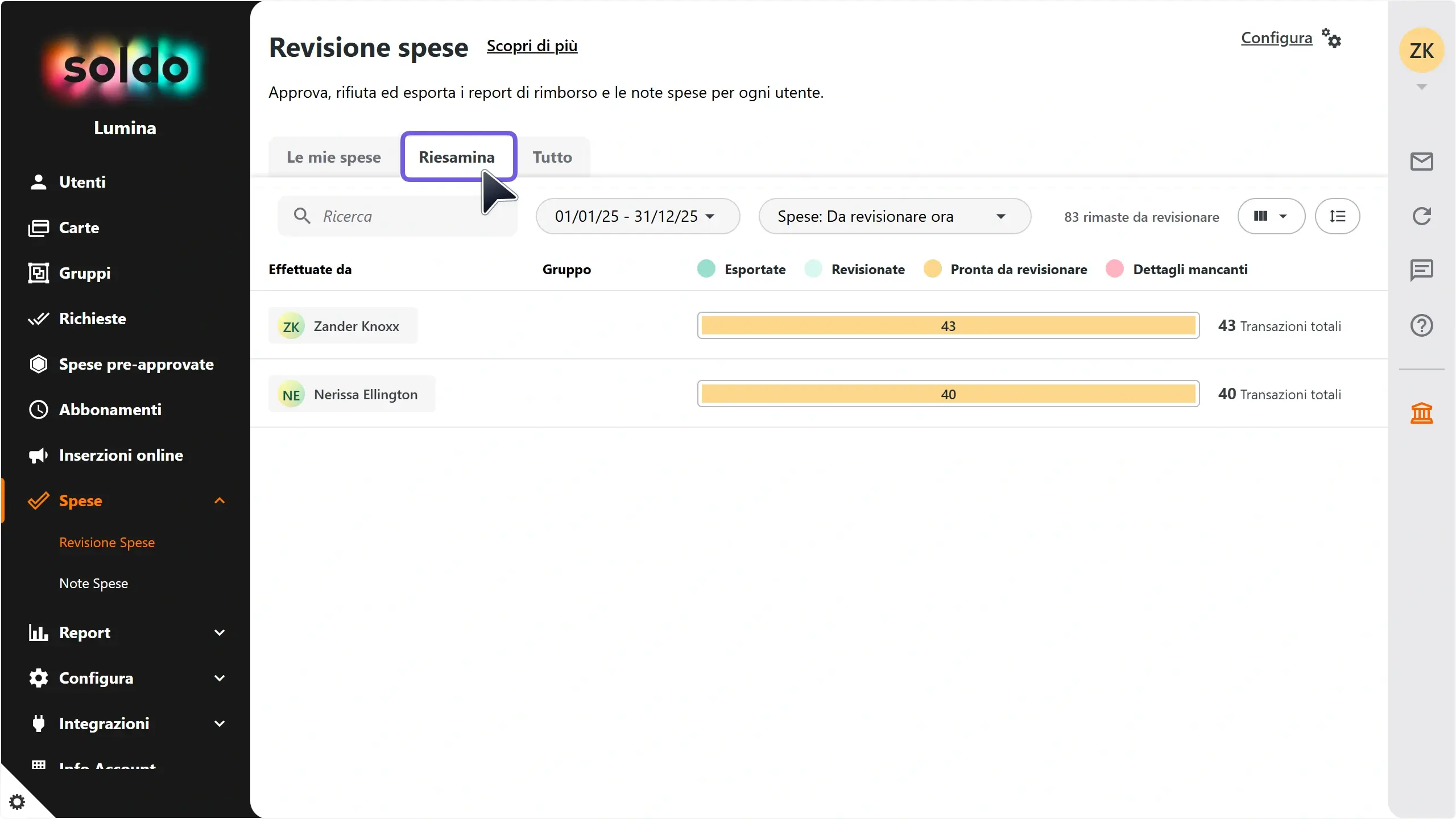 WC_Expense_ExpenseReport_ReviewTabAnnotated_202503_ITA.webp