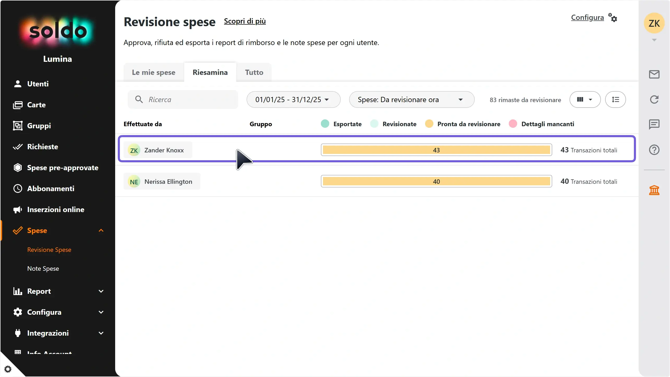 WC_Expense_ExpenseReport_UserSelectAnnotated_202503_ITA.webp
