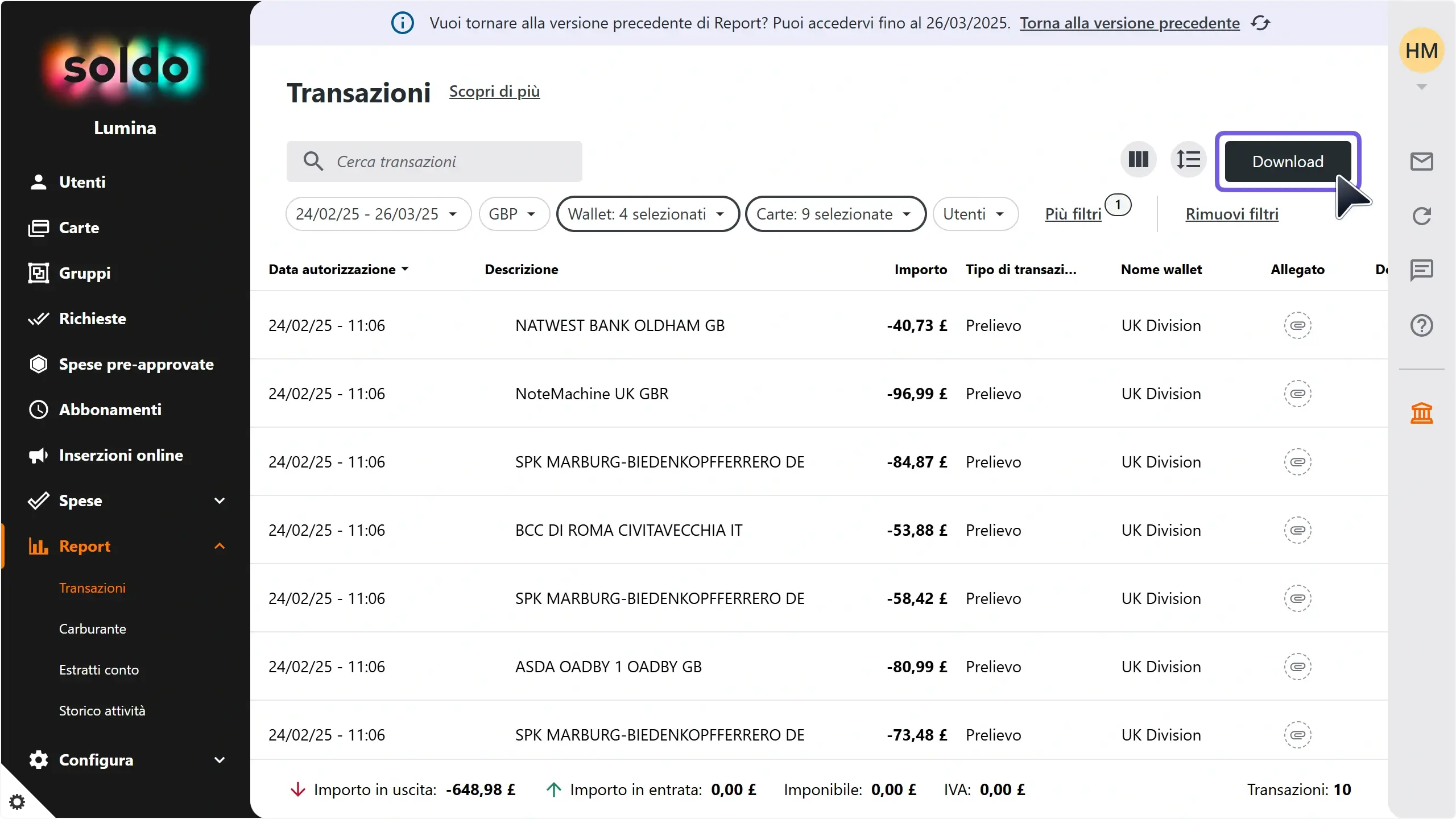 WC_Transactions_TransactionDownloadButtonAnnotated_202501_ITA.webp