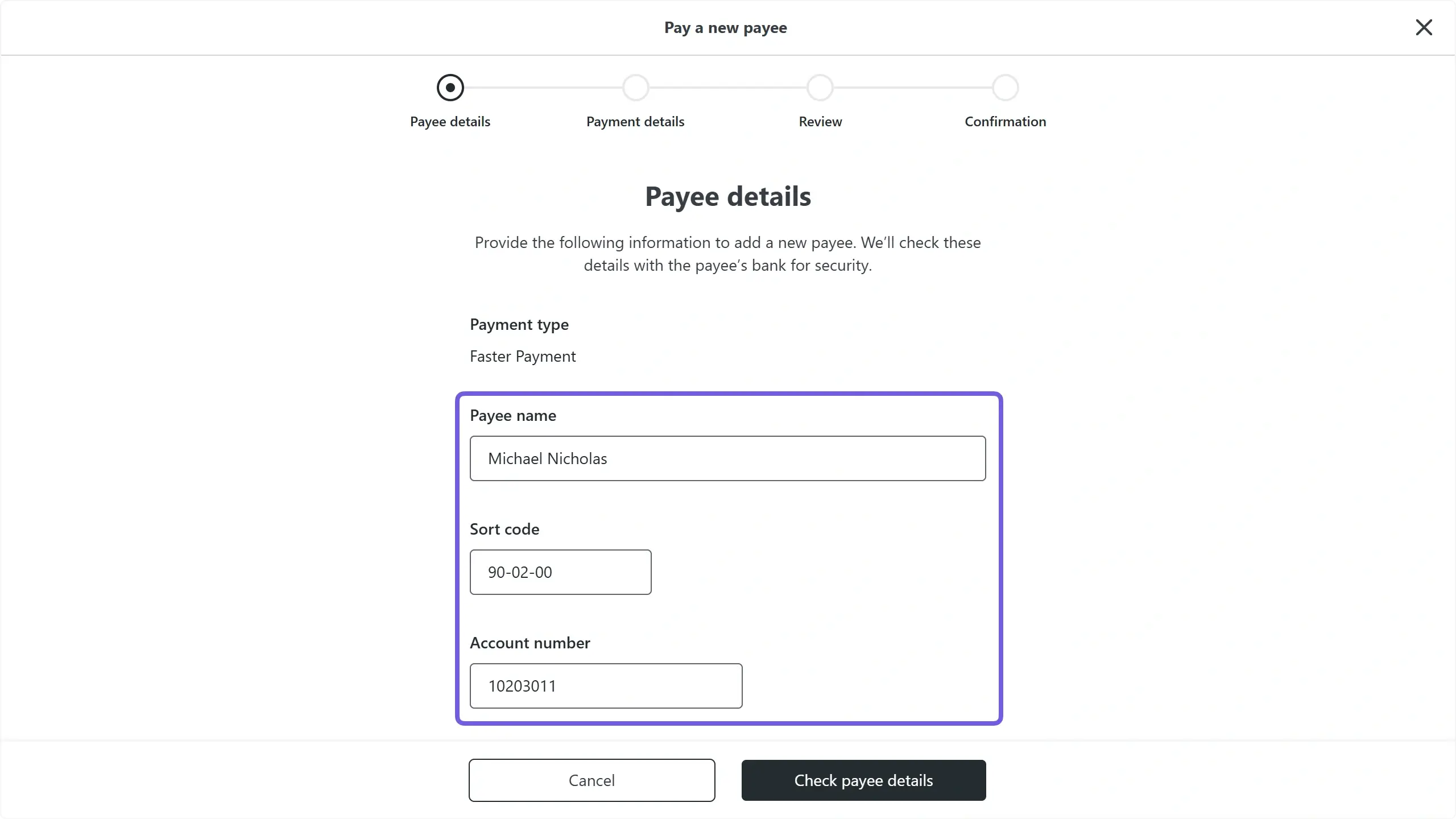 WC_BankTransfer_MakePayment_UnverifiedNewPayeeDetailsAnnotated_202505_EN.webp