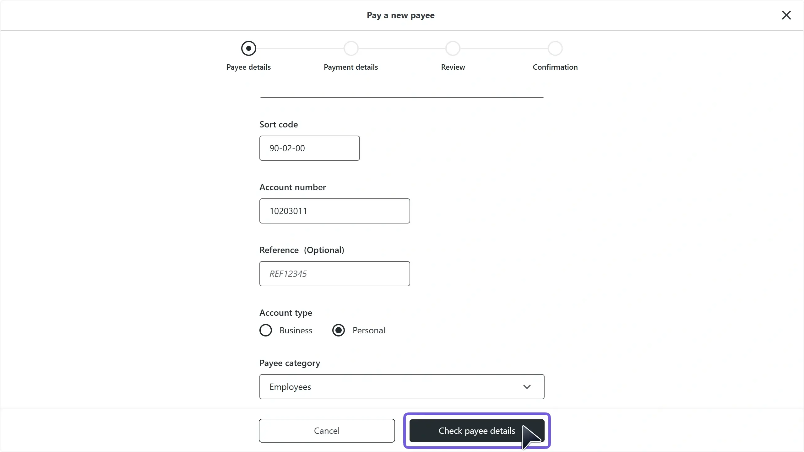 WC_BankTransfer_MakePayment_UnverifiedCheckPayeeDetailsAnnotated_202505_EN.webp