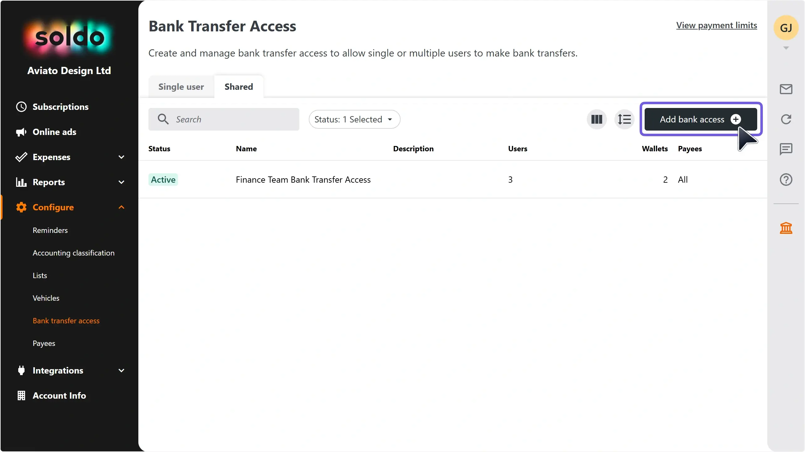 WC_BankTransferAccess_SingleUser_SharedTabAddAccessAnnotated_202505_EN.webp