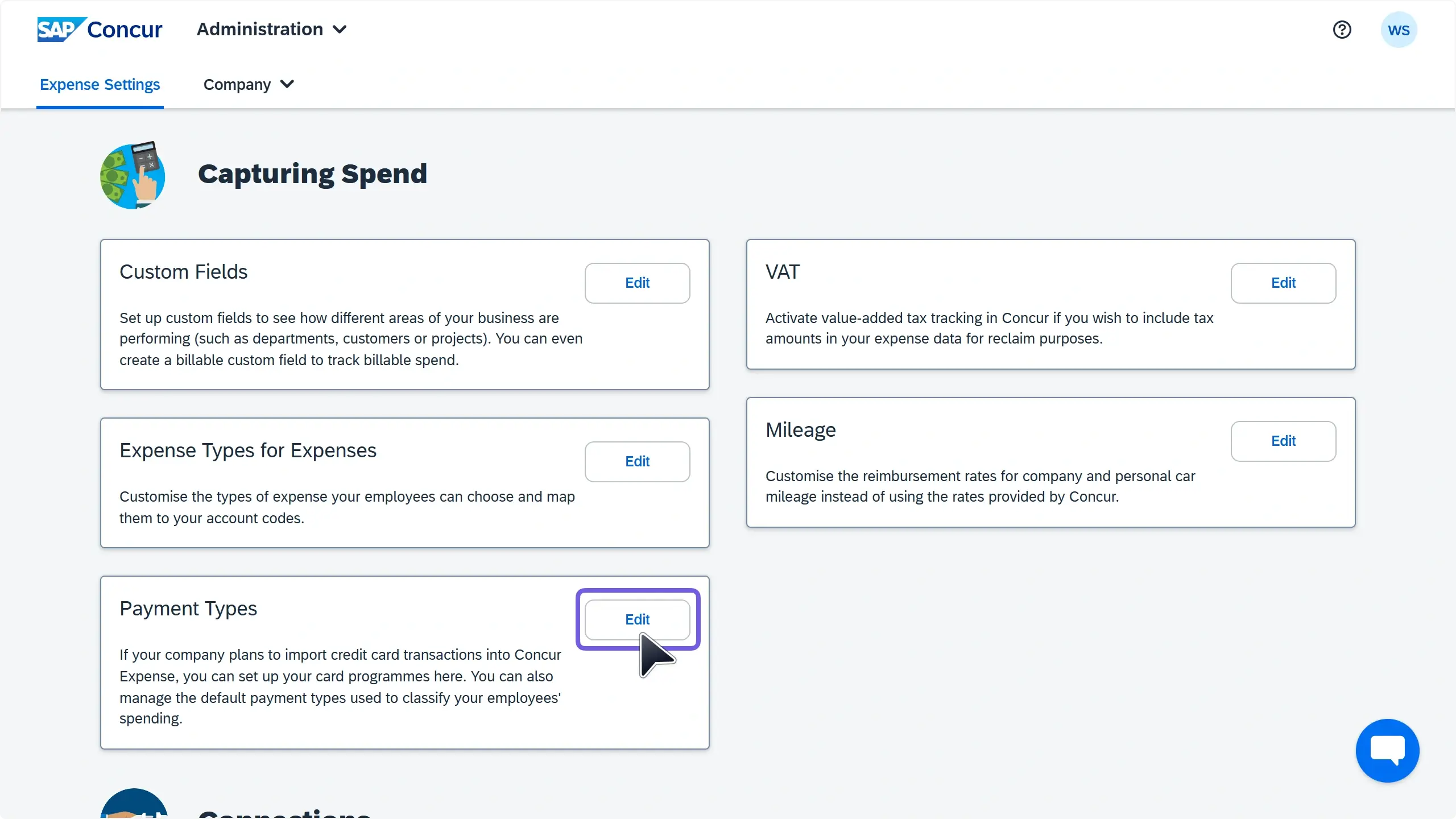 WC_Integrations_SAPConcur_Finalise_PaymentTypesAnnotated_202505_EN.webp