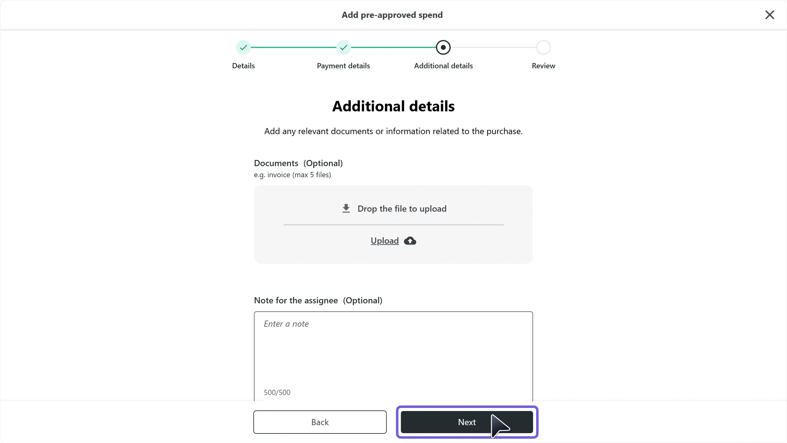 WC_BankTransferAccess_PreApproved_AdditionalDetailsNextAnnotated_202505_NL.webp