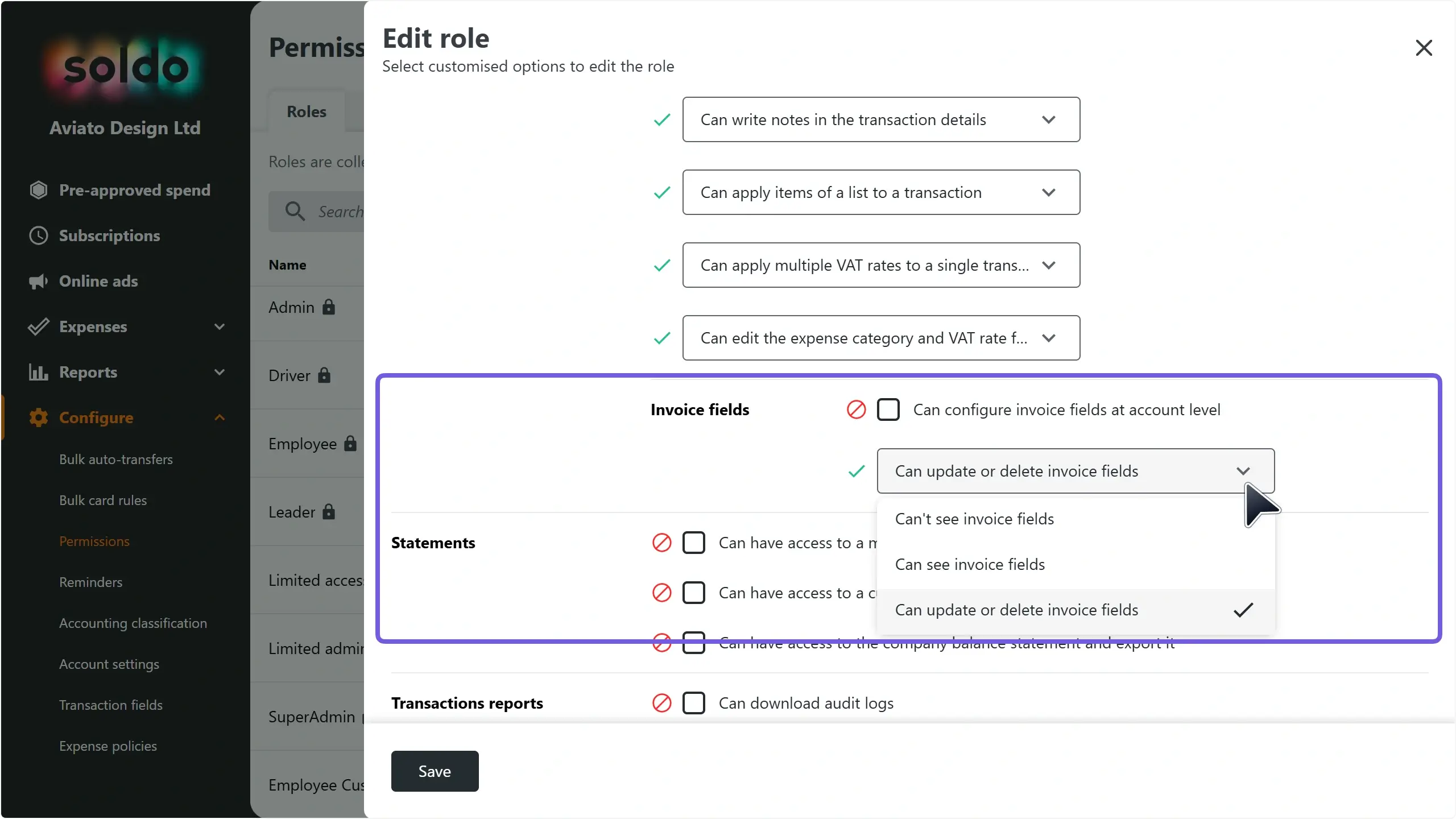 WC_Configure_TransactionFields_PermissionsDropdown_Annotated_202507_EN.webp