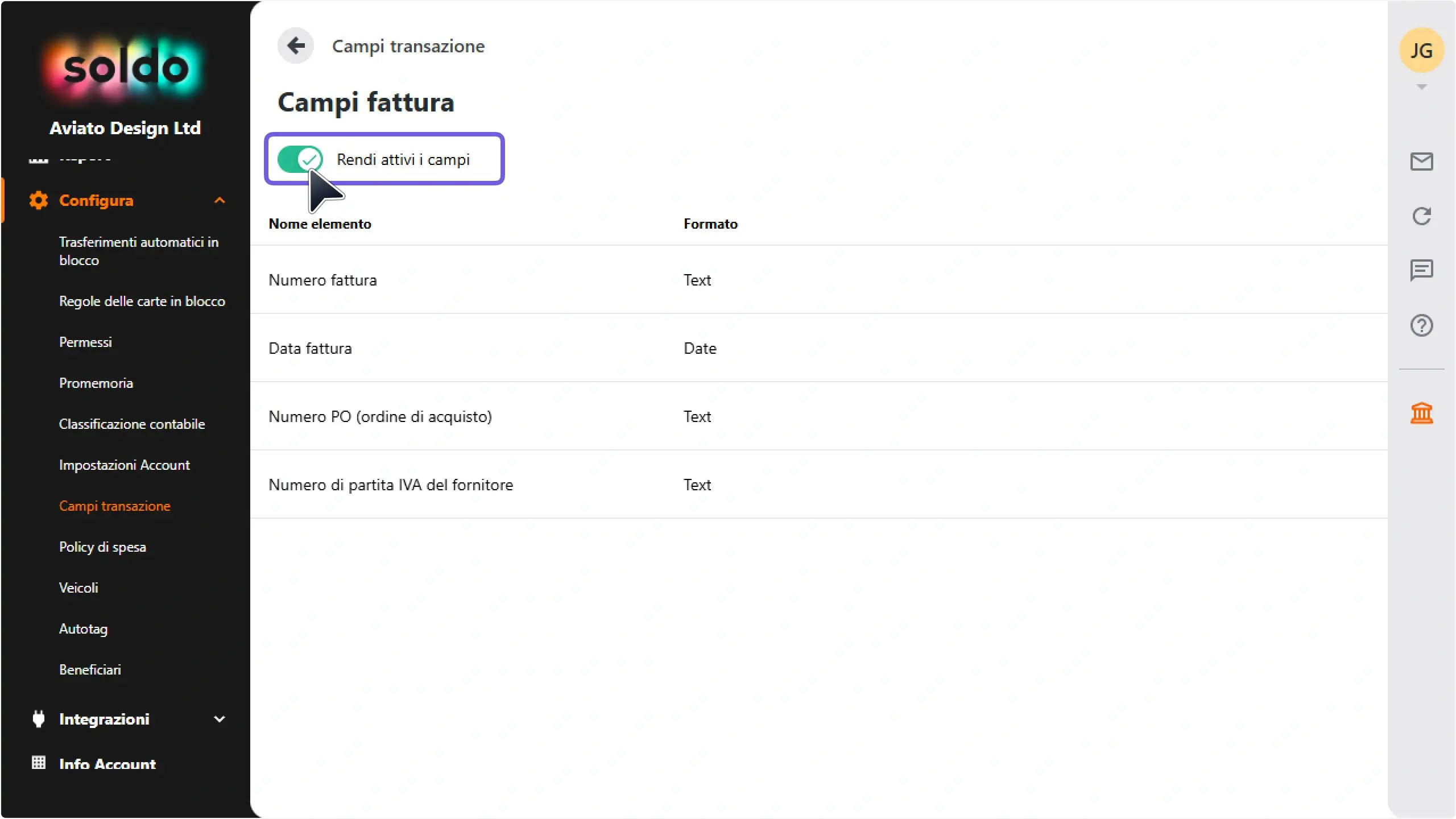 WC_Configure_TransactionFields_ToggleOn_Annotated_202507_ITA.webp
