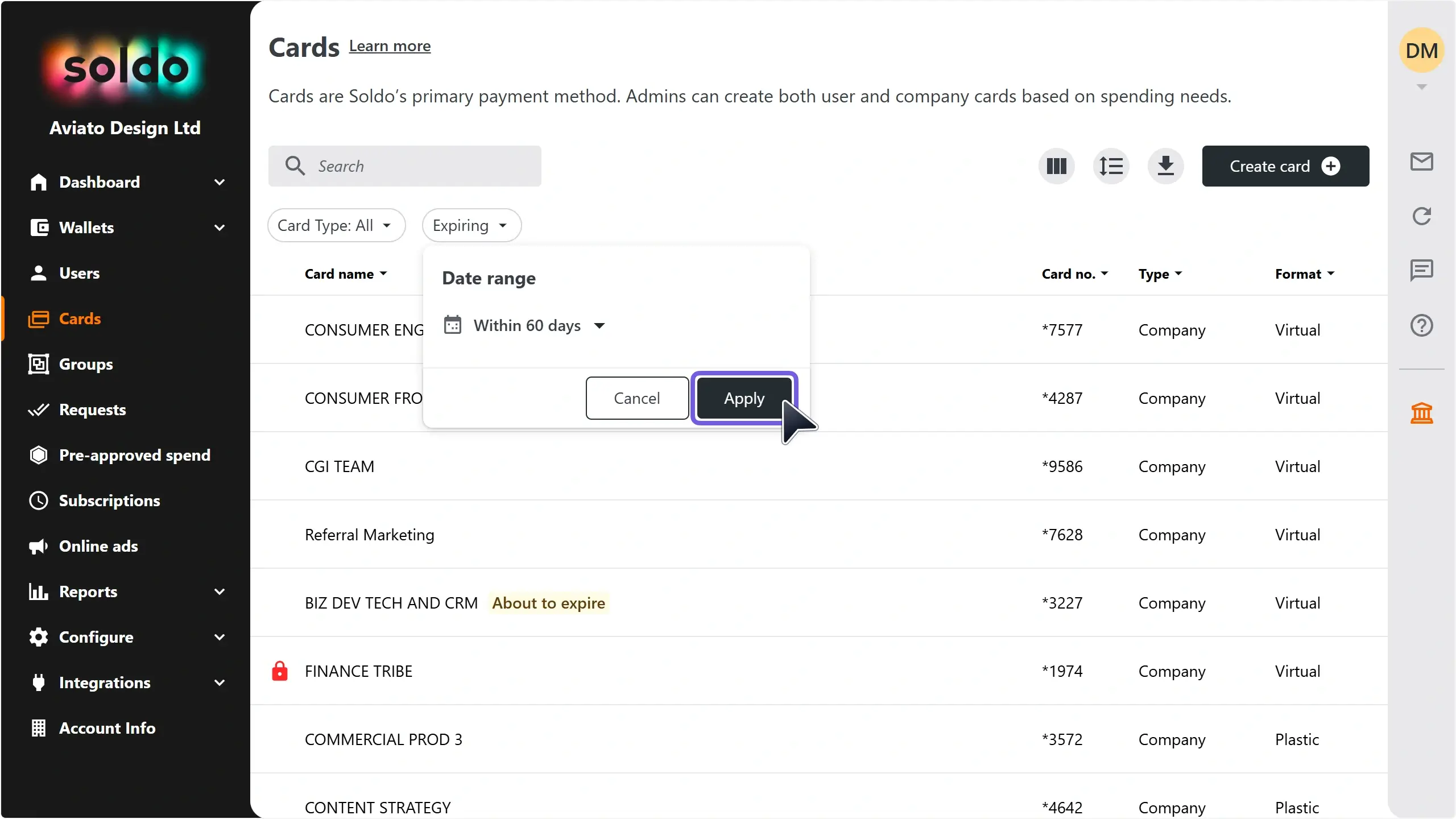 WC_Cards_AddressManagement_Expiring_FilterApply_Annotated_202507_EN (1).webp