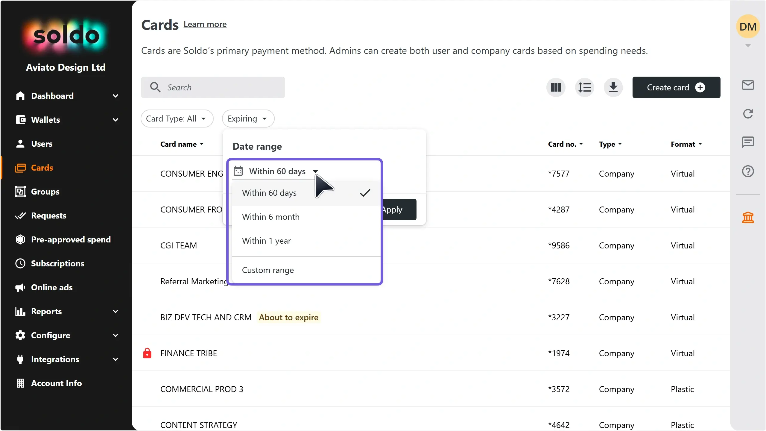 WC_Cards_AddressManagement_Expiring_FilterOptions_Annotated_202507_EN.webp