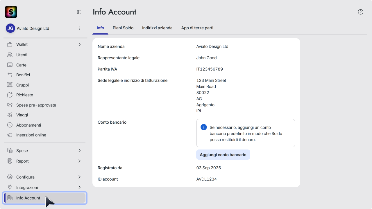 WC_Dashboard_AccountInfo_MenuAnnotated_SA_202512_Surface_ITA.png