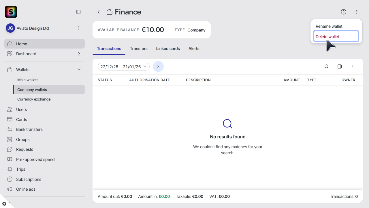 WC_CompanyWallets_MoreOptionsDeleteAnnotated_202510_Surface_EN.png