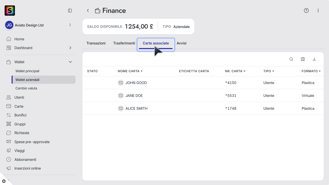 WC_CompanyWallets_LinkedCardsAnnotated_202510_Surface_ITA.png