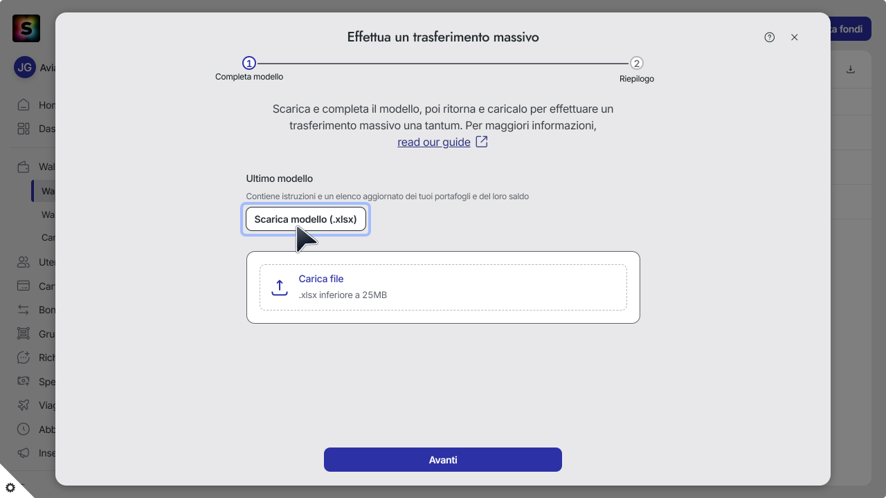 WC_Wallets_BulkTransfer_DownloadAnnotated_202510_Surface_ITA.png