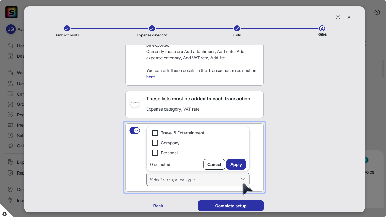 WC_Integrations_AutoExport__ExpenseTypeSelectAnnotated_202602_Surface_EN.png