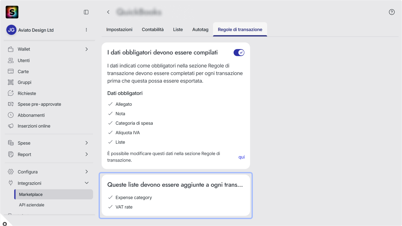 WC_Integrations_AutoExport__RequiredListItemsPostSetupAnnotated_202602_Surface_ITA.png