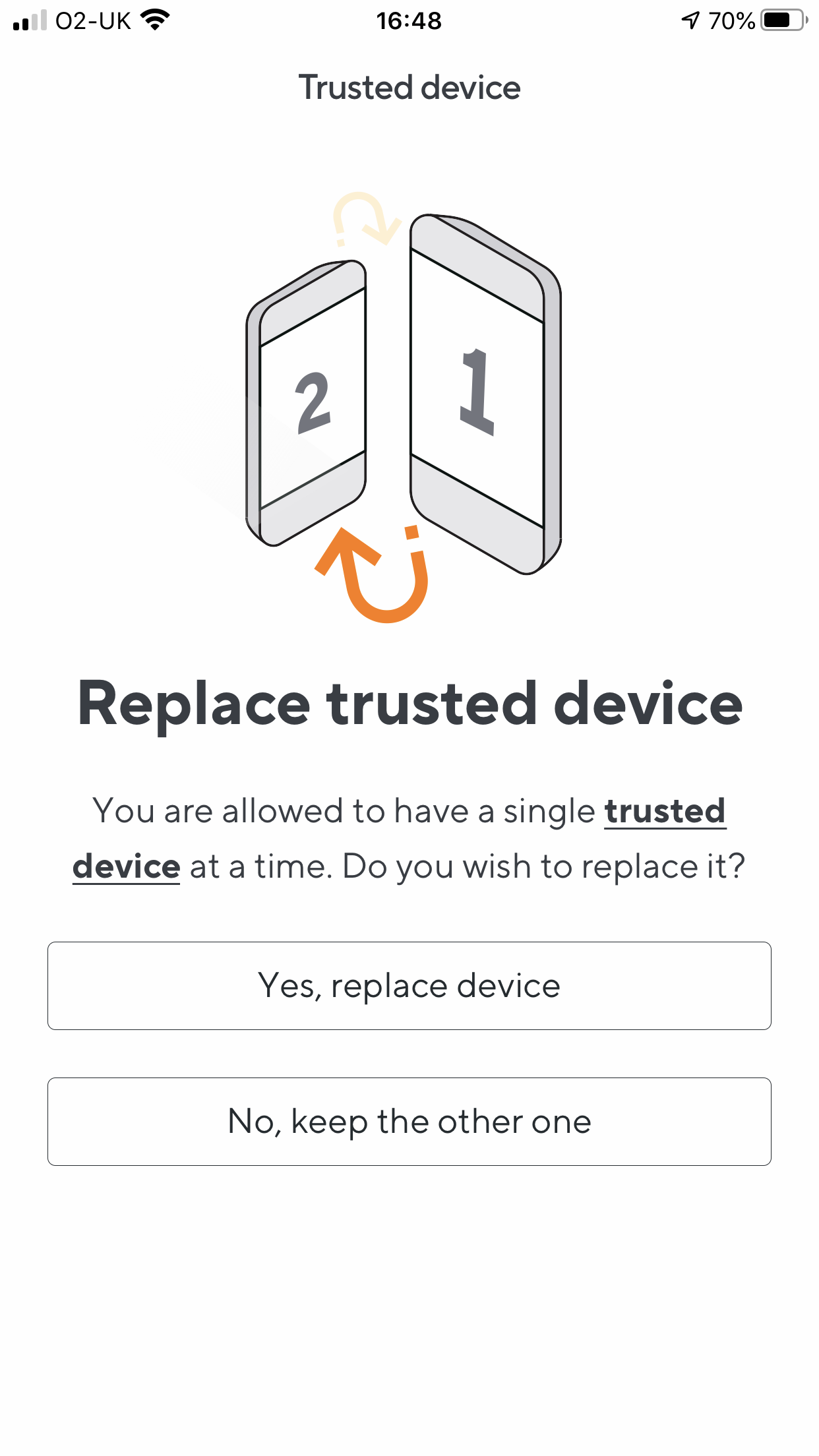 Trusted device setup